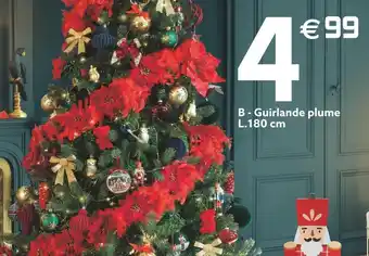 Gifi Guirlande plume l.180 cm offre