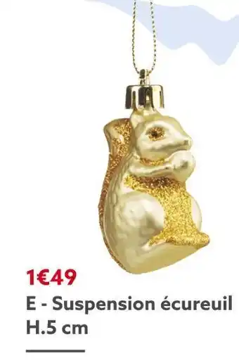 Gifi Suspension écureuil déco pailleté offre