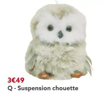 Gifi Suspension chouette peluche offre