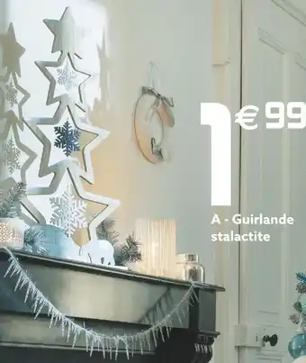 Gifi Guirlande stalactite iridescente offre