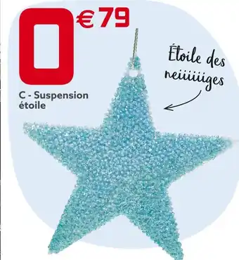 Gifi Suspension étoile pailletée offre