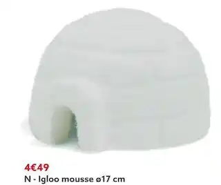 Igloo mousse