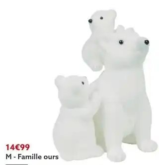 Gifi Famille ours offre