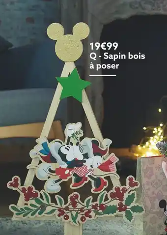 Gifi Sapin bois à poser offre