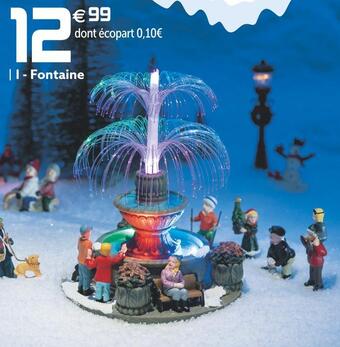 Gifi Fontaine lumineuse offre
