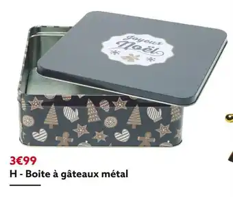 Gifi Boite à gâteaux métal offre