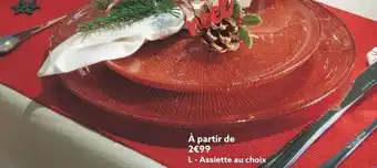 Gifi Assiette plate offre