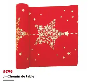 Gifi Chemin de table offre