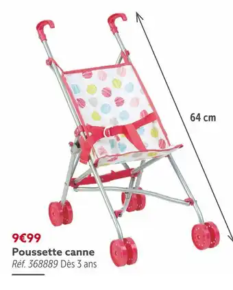 Poussette canne