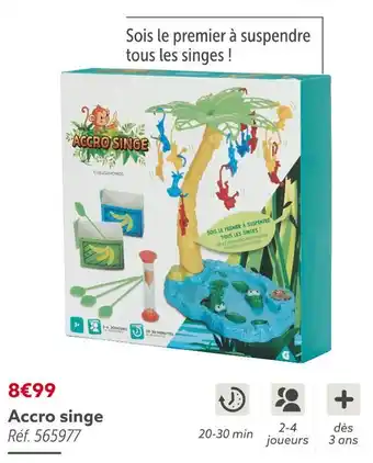 Gifi Accro singe offre