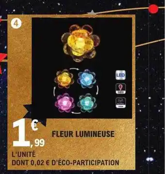 E.Leclerc Fleur lumineuse offre