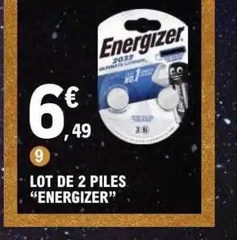 E.Leclerc Lot de 2 piles offre