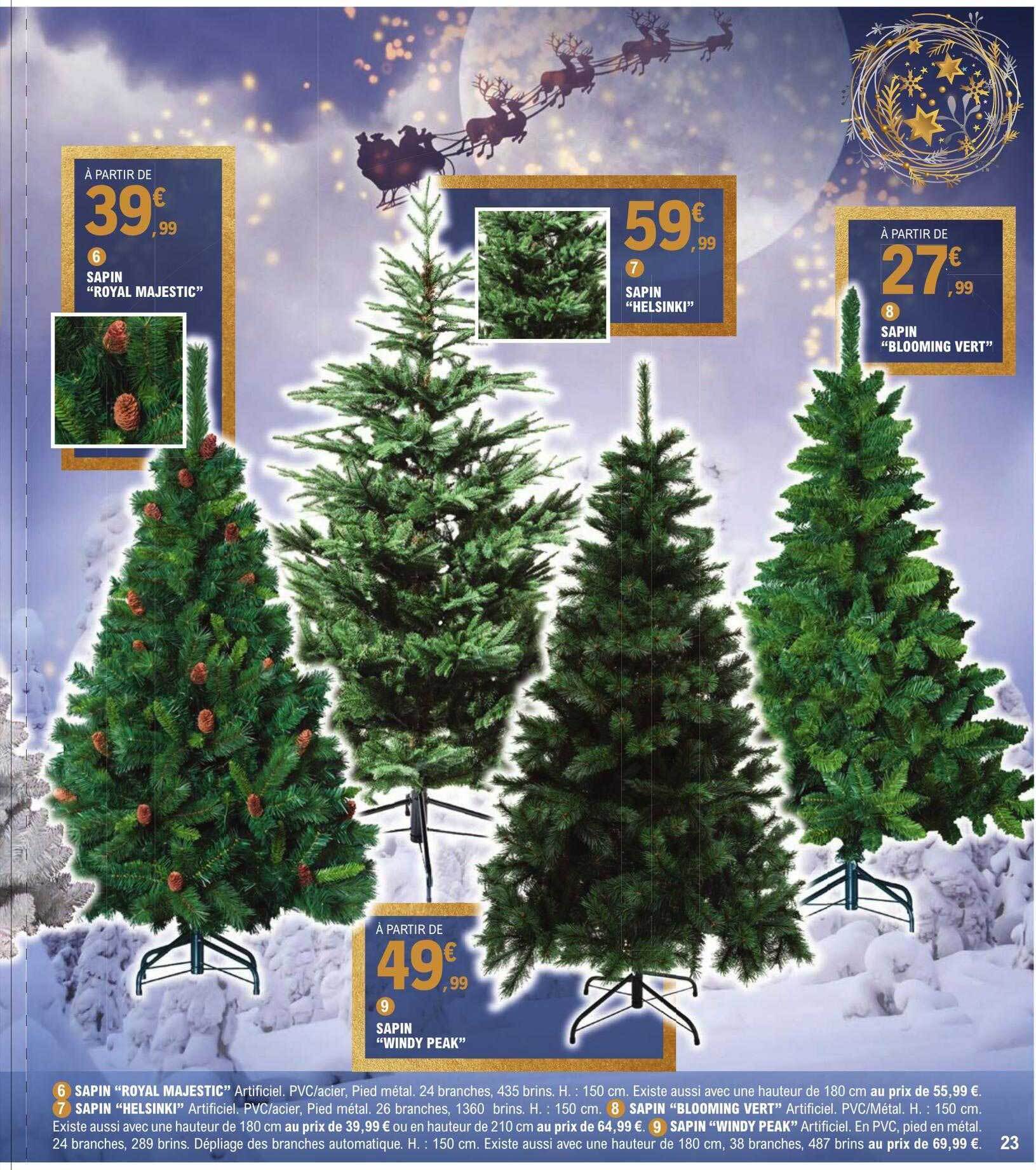 Promo Sapin chez E.Leclerc