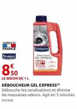 Rural Master Déboucheur gel express starwax offre