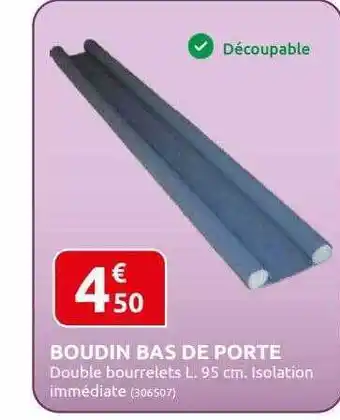 Rural Master Boudin bas de porte offre