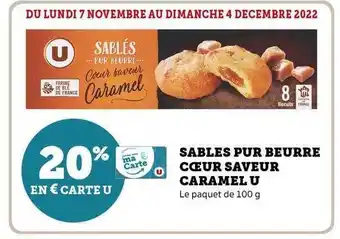 U Express Ravioli pur beurre cœur saveur caramel u offre