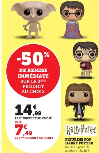 Super U Figurine Pop Harry Potter offre