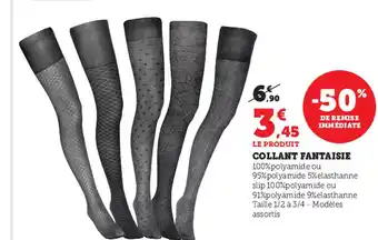 Super U Collant Fantaisie offre