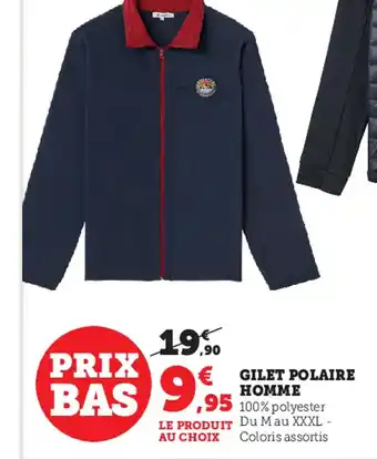 Super U Gilet Polaire Homme offre