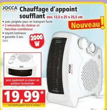 Chauffage d'Appoint Soufflant