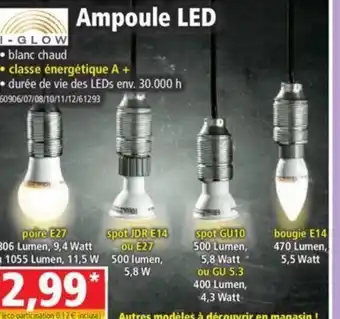 Norma Ampoule LED offre
