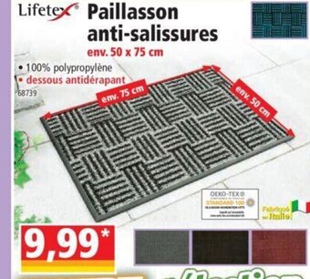 Norma Paillasson Anti-Salissures offre