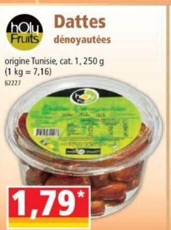 Norma Dattes Dénoyautées offre
