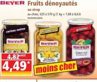 Norma Fruits Dénoyautés au Sirop offre