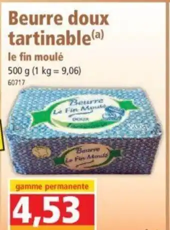 Norma Beurre Doux Tartinable offre