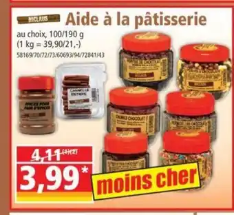 Norma Aide à La Pâtisserie offre