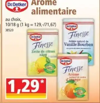 Norma Arôme Alimentaire offre