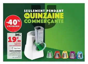 Hyper U Râpe à Légumes offre