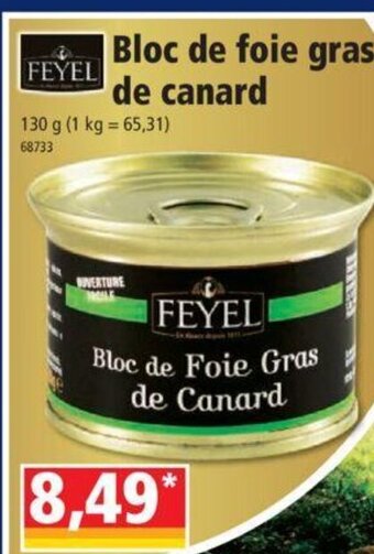 Norma Bloc de Foie Gras de Canard offre