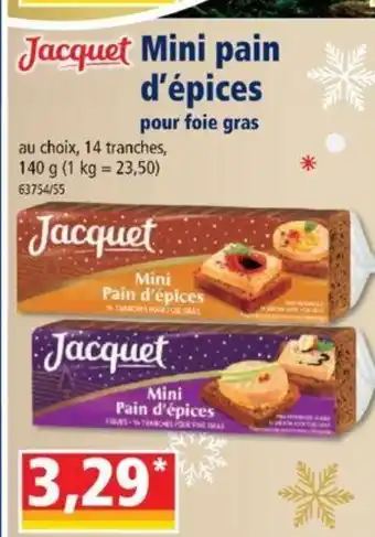 Norma Mini Pain d'épices offre