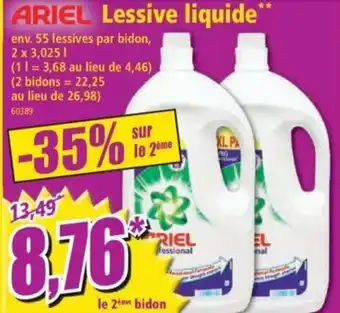 Norma Lessive Liquide offre