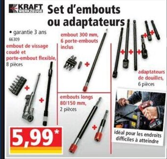 Norma Set d'Embouts ou Adaptateurs offre