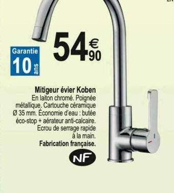 Mitigeur évier koben