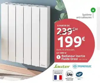 Mr Bricolage Radiateur Inertie Fluide Orosi offre