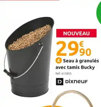 Seau à granulés Avec Tamis Bucky