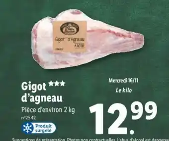 Gigot d'Agneau