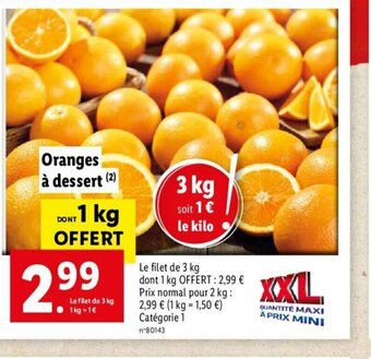 Oranges a Dessert