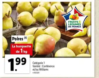 Lidl Poires offre