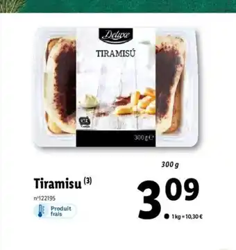 Lidl Tiramisu offre