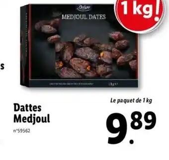 Lidl Dattes Medjoul offre