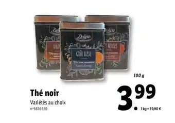 Lidl The Noir offre