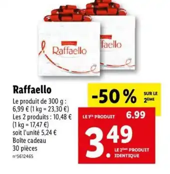 Lidl Raffaello offre