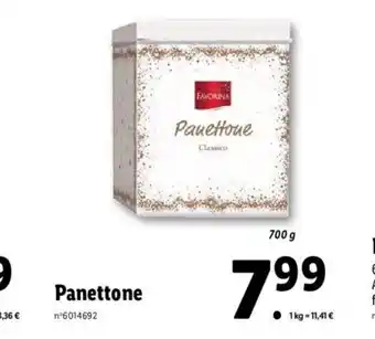 Lidl Panettone offre