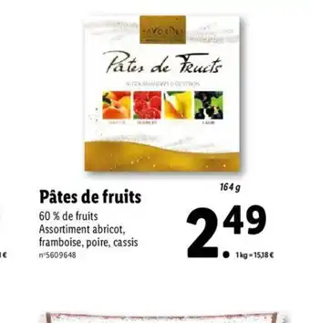Lidl Pates de Fruits offre