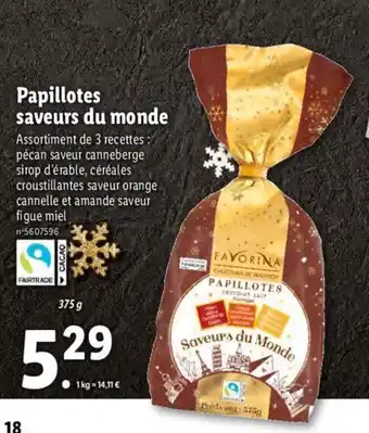 Papillotes Saveurs Du Monde