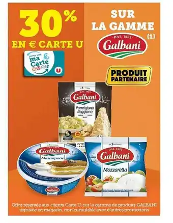 Hyper U La Gamme Galbani offre